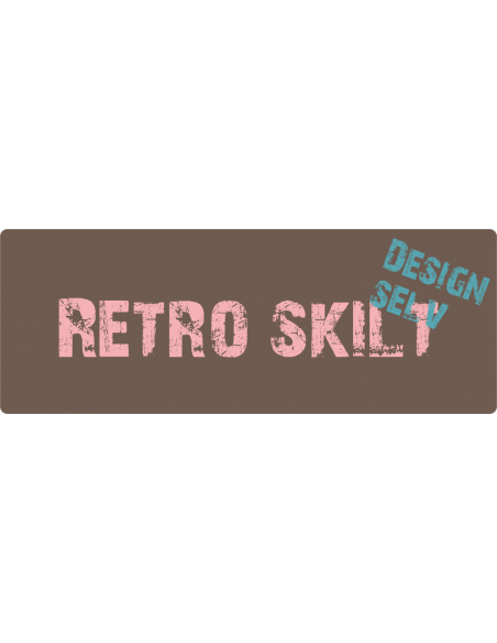 Retroskilt i metal - Design dit eget skilt