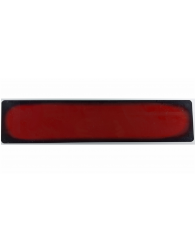 Nummerplade blå eller rød baggrund - 520 x 115mm - Folieprint