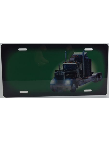 Skilt med Skilt med stor amerkansk Truck