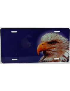 Skilt med Ørn, Gave, Navn, Navneskilt, Nummerpladder