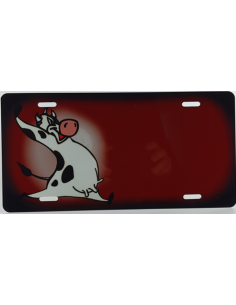 Skilt, Gave, Navn, Navneskilt, Nummerpladder, Ko