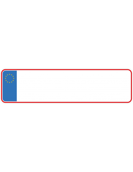 Navneskilt EU flag, til børneværelse, eller barnevogn eller som gave