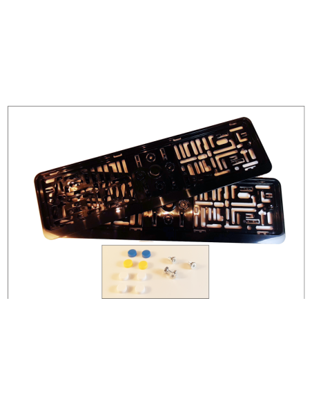 Nummerpladerammer med tyverisikring