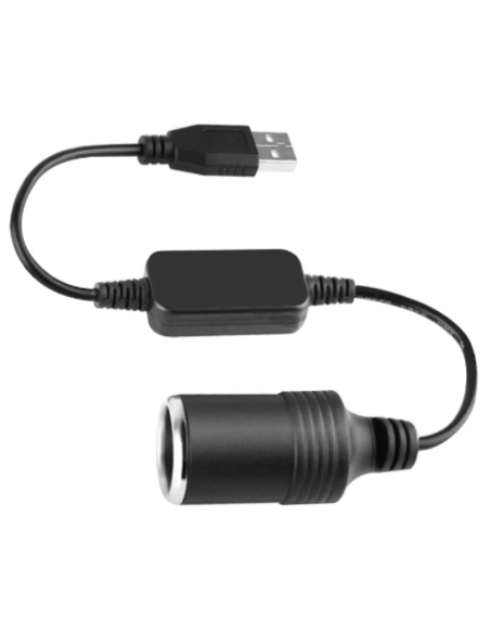 Adapter fra 12v cigartænder til 5v USB