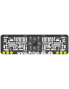 Tryk på nummerpladeholder - nummerpladekant