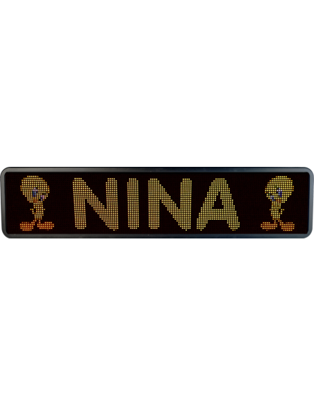 LED skilt med egne billeder, animationer og tekst