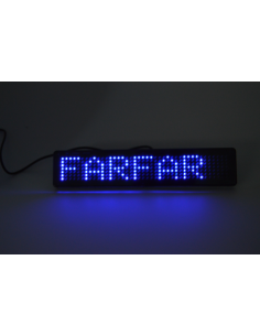 lille led skilt med fjernbetjening til bil 2