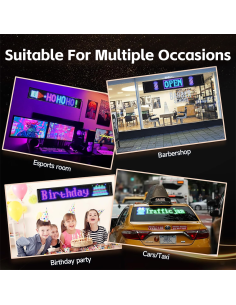 LED skilt med animationer, egne billeder og tekst 2