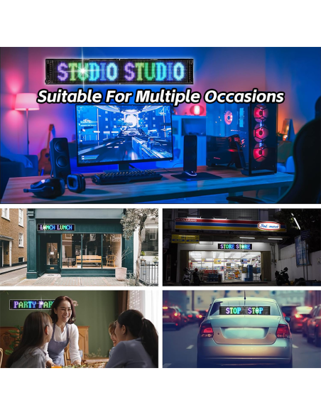 LED skilt til bil eller til butik