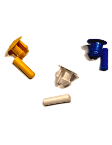 Låsetaps der passer til nummerpladerammer i PP plast fra Skomø Print