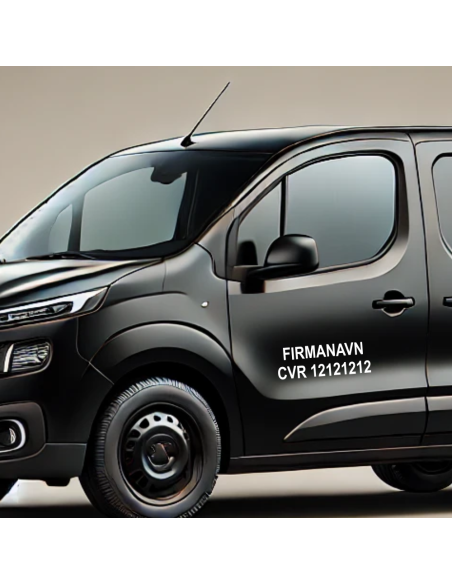 CVR nummer til varevogn. Firmanavn