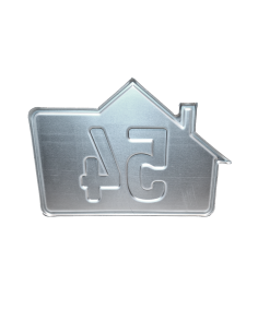 Husskilt i lakeret aluminium 2