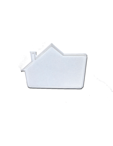 Husskilt i lakeret aluminium - 
lille