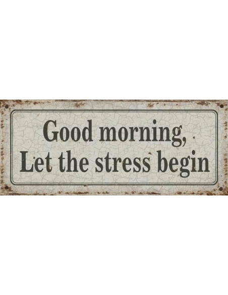 Skilte i Retrolook Sjovt, Good Morning