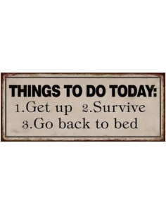 Skilte i Retrolook sjovt, Things to do