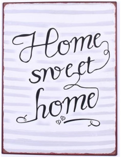 Skilte i Retrolook sjovt, Home sweet