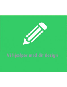 Tillæg for Logo Design, vi hjælper gerne med design