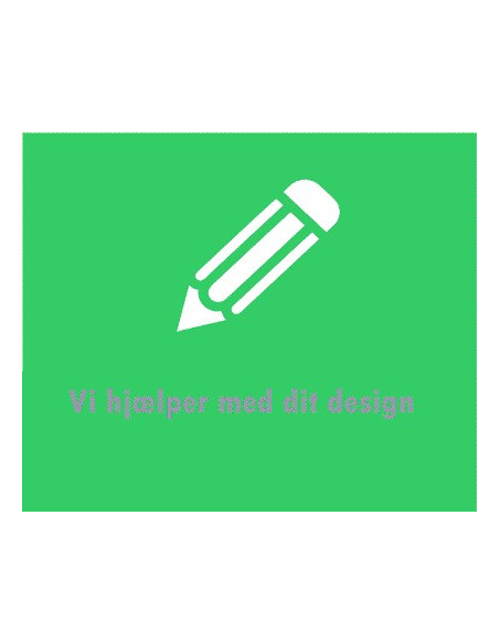 Tillæg for Logo Design, vi hjælper gerne med design