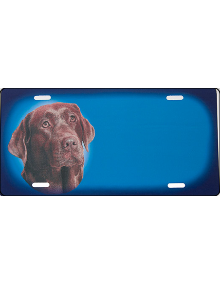 Skilt med Hundenavn. Skal din Labrador have sit eget navneskilt