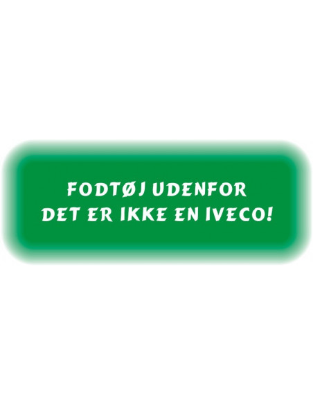 Streamer til Lastbil eller bil, Iveco en god lastbil som har brug for denne streamer