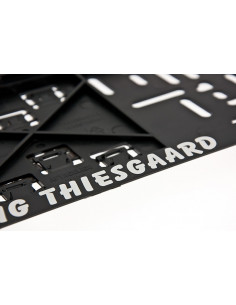 Nummerpladeholder med eget logo. Design selv dit bagende på bilen. 2