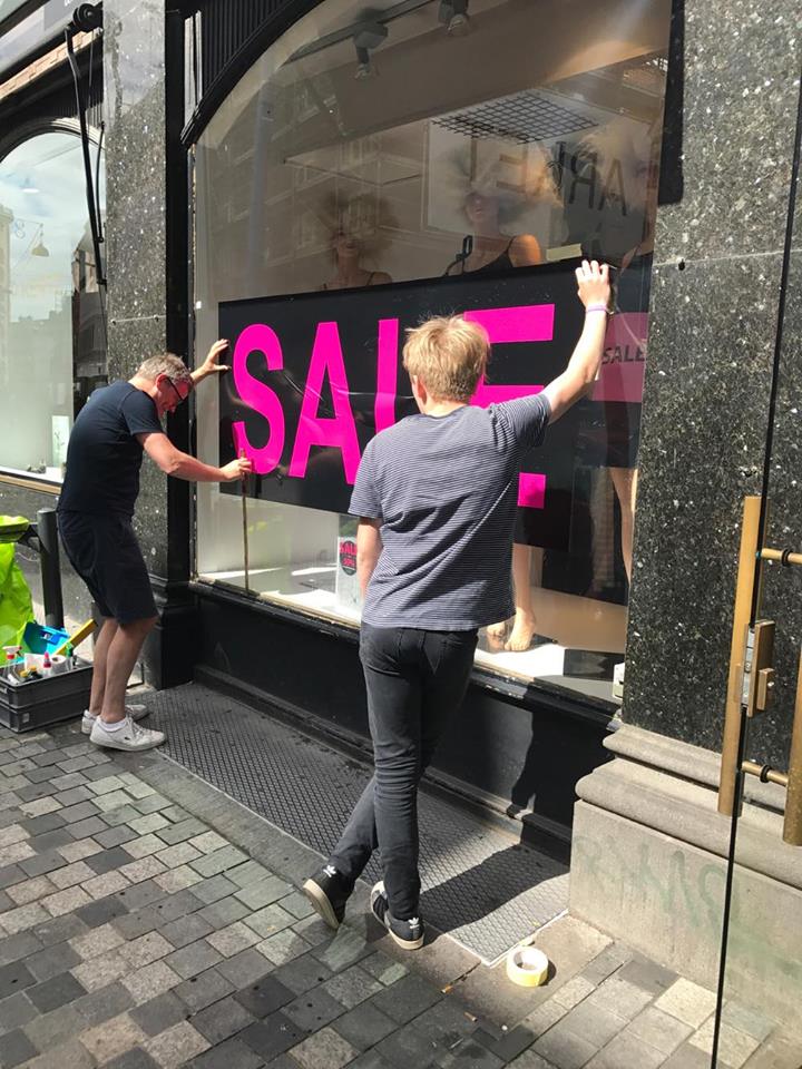 Vinduesfolie på butik